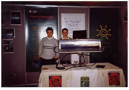 Specchio solare realizzato dagli studenti dell'Istituto Tecnico Industriale G. Giorgi di Verona